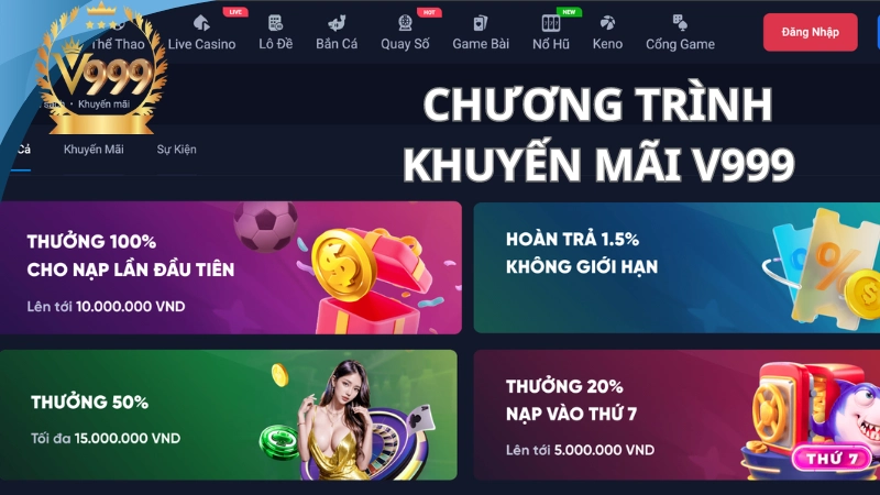 Khuyến Mãi Tại V999